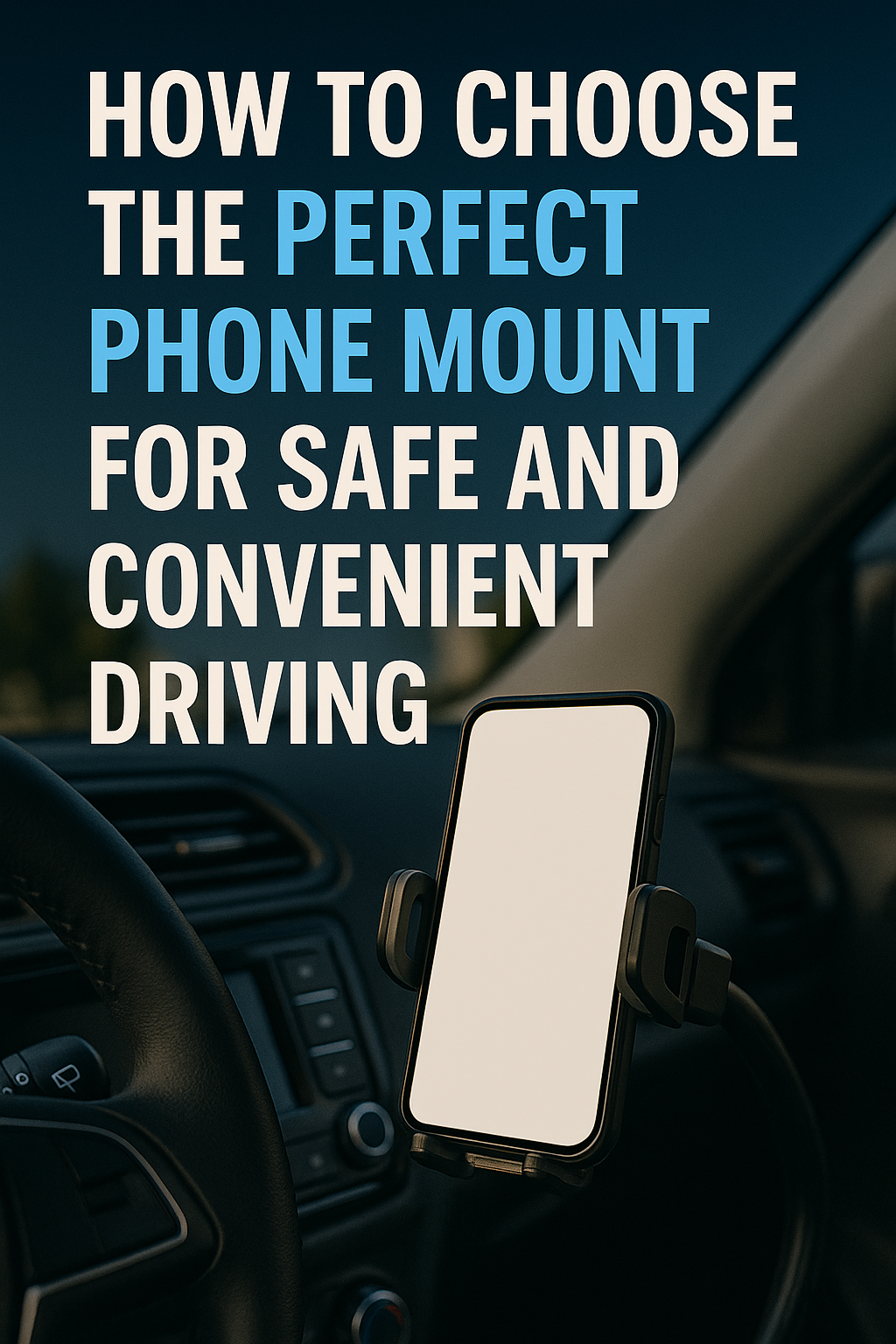 How to Choose the Perfect Phone Mount for Safe and Convenient Driving