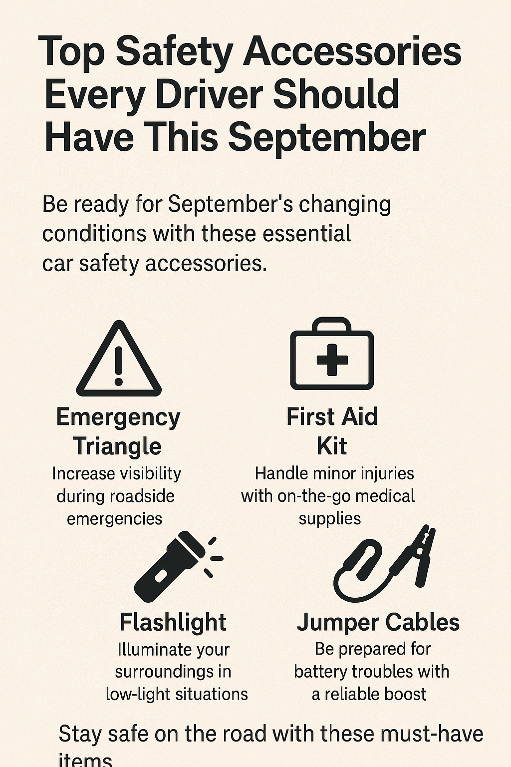 Top Safety Accessories Every Driver Should Have This September