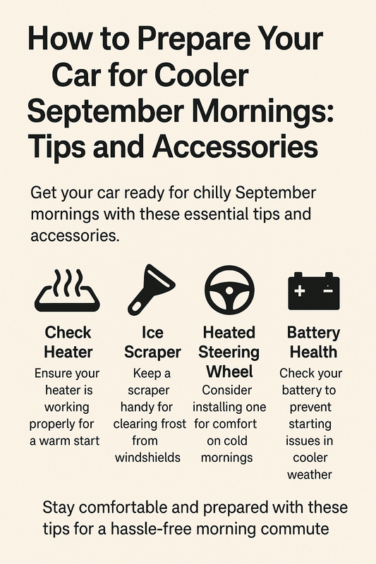 How to Prepare Your Car for Cooler September Mornings: Tips and Accessories