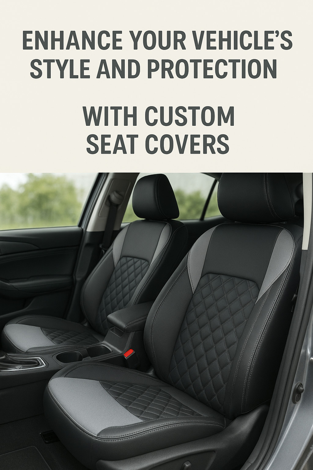 Enhance Your Vehicle’s Style and Protection with Custom Seat Covers