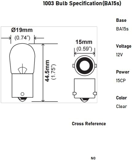 12 Pack 1141/1003 Bulb Rv Camper Interior S25 12v 15W Auto Bulbs Replacement for Boat Dome Floor Semi-Truck Map Outdoor Landscape Light Trunk Cargo Lights Courtesy Step Bulbs