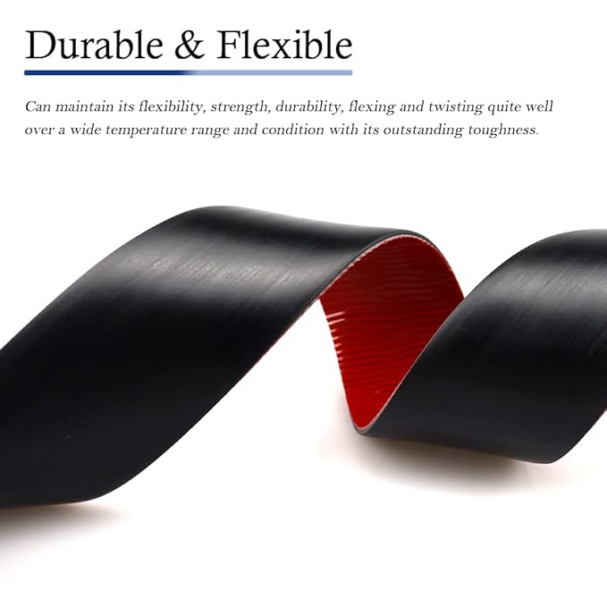 Neoprene Rubber Strips Self Adhesive Solid Rubber Sheets, Rolls & Strips for DIY Gaskets Crafts Pads Seals Warehouse Flooring Neoprene Sheet with Adhesive Backing (6" Wide x 1/8" Thick x 40' Long)