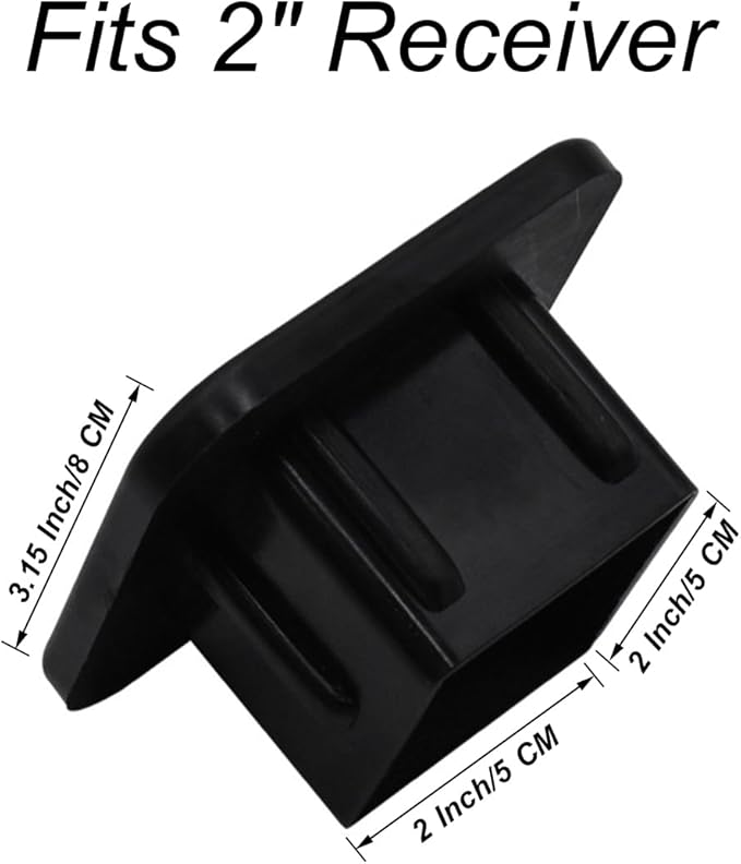 Funny Duck Hitch Receiver Cover 2" I Don't Give A Duck Happy Logo Cartoon Animal Trailer Hitch Cover Tube Cap Rubber Universal 2 Inch Receiver Plug Insert for Trucks Cars