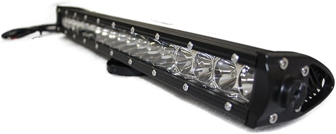 AngelMa Bright Series 22" Inch 100w Straight LED Bar Spot Light Bar 12000 Lumens Off Road for Pickup Cab ATV SUV UTV Truck Bus 4X4WD UTE Van Lamp + Switch Wiring Harness