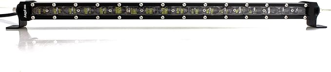 AngelMa Ultra Slim 150w 32" Single Row Led Light Bar - Off Road Spot Beam Polaris RZR UTV 4WD 4X4 Truck Tractor Raptor Bumper Rock Fog Lights