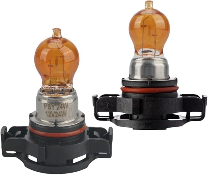 (2 Pack) PSY24W Front Turn Signal Light Bulb 12V 24W fits for New Passat Magotan Golf 6 / GTI Regal GL8 First Land Excelle GT/XT - Replace PSY24W 12188NAC1 12188NA 12188 NA