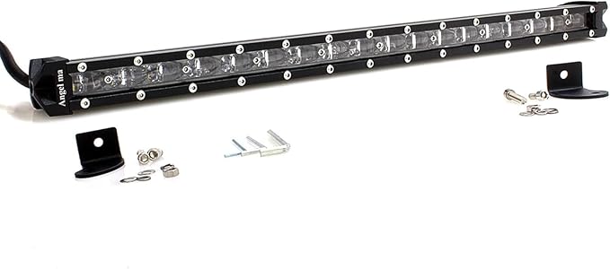 Ultra Slim Led Light Bar 44" inch 210W Single Row Driving Light LEDs 6D Lens Cup Off Road Lights for Car SUV 4wd ATV Ute Truck Boat Car Pickup Tractor Van Wagon UTB Buggy Fog Lights 12V