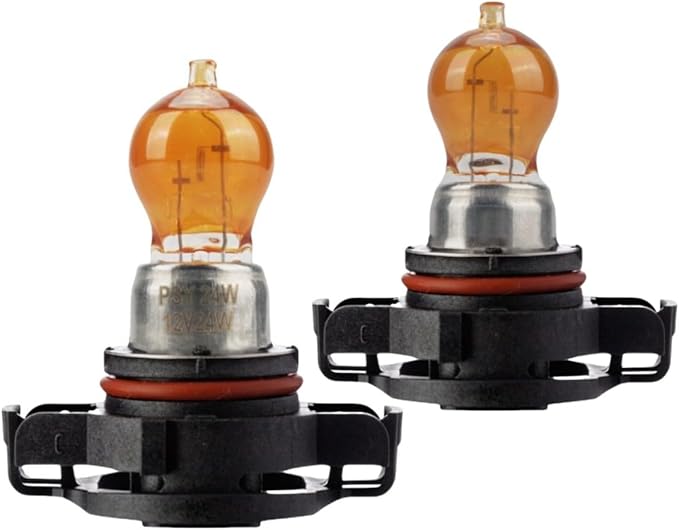 (2 Pack) PSY24W Front Turn Signal Light Bulb 12V 24W fits for New Passat Magotan Golf 6 / GTI Regal GL8 First Land Excelle GT/XT - Replace PSY24W 12188NAC1 12188NA 12188 NA