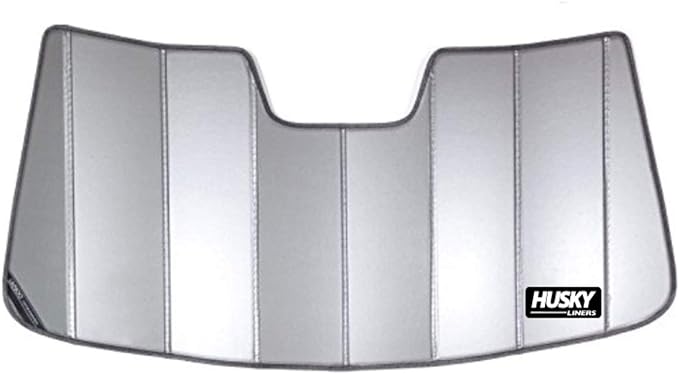 Husky Liners — Custom Fit Sunshade | Fits 2015-2024 Ford F-150 (Includes 22-23 Lightning SuperCrew) 2017-2024 F-250, F-350, Silver | 97007
