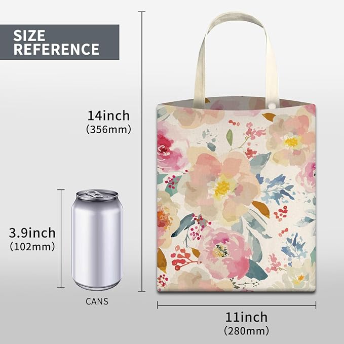 Cute Car Trash Can, Pink Watercolor Flower