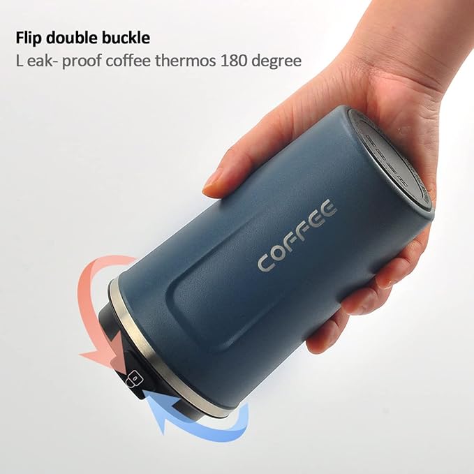 MOMSIV 17oz Travel Mug, Insulated Coffee Cup with Leakproof Lid, Vacuum Stainless Steel Double Walled Reusable Tumbler for Hot and Cold Water Coffee and Tea In Travel and Car