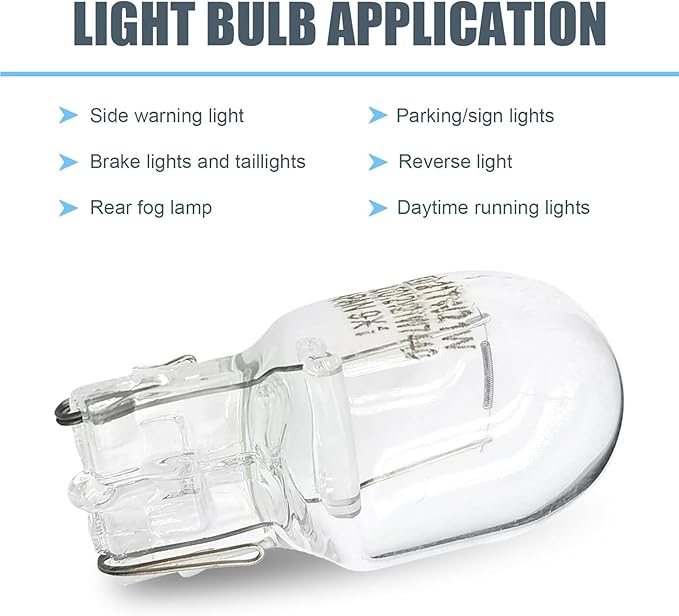 10 PCS Car T20 1881/7440 Turn Signal Bulb, Waterproof Lamp Housing Single Filament Bulb, Miniature Light Reverse, Parking, Tail Light, Plug and Play, Replacement for Cars, Trucks, SUVs (White)
