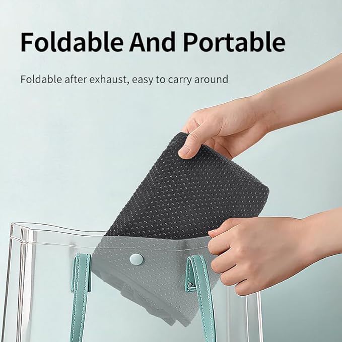 1Pcs Travel Seat Cushion - Inflatable Airplane Seat Cushion for Travel.Suitable for Long Distance Sedentary People to Use,Easy to Carry, 3D Inflatable Airbag is Ergonomic and Suitable (Black-1Pack)