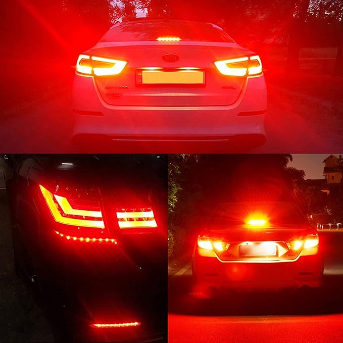 1156 Bulb Reverse Light, Led 1141 1003 7506 BA15S Bulbs, 12V-24V 54SMD Used for Truck Car Backup Reverse Lights, Tail Parking Lights,Camper Trailer RV Interior Light, 2pcs Red