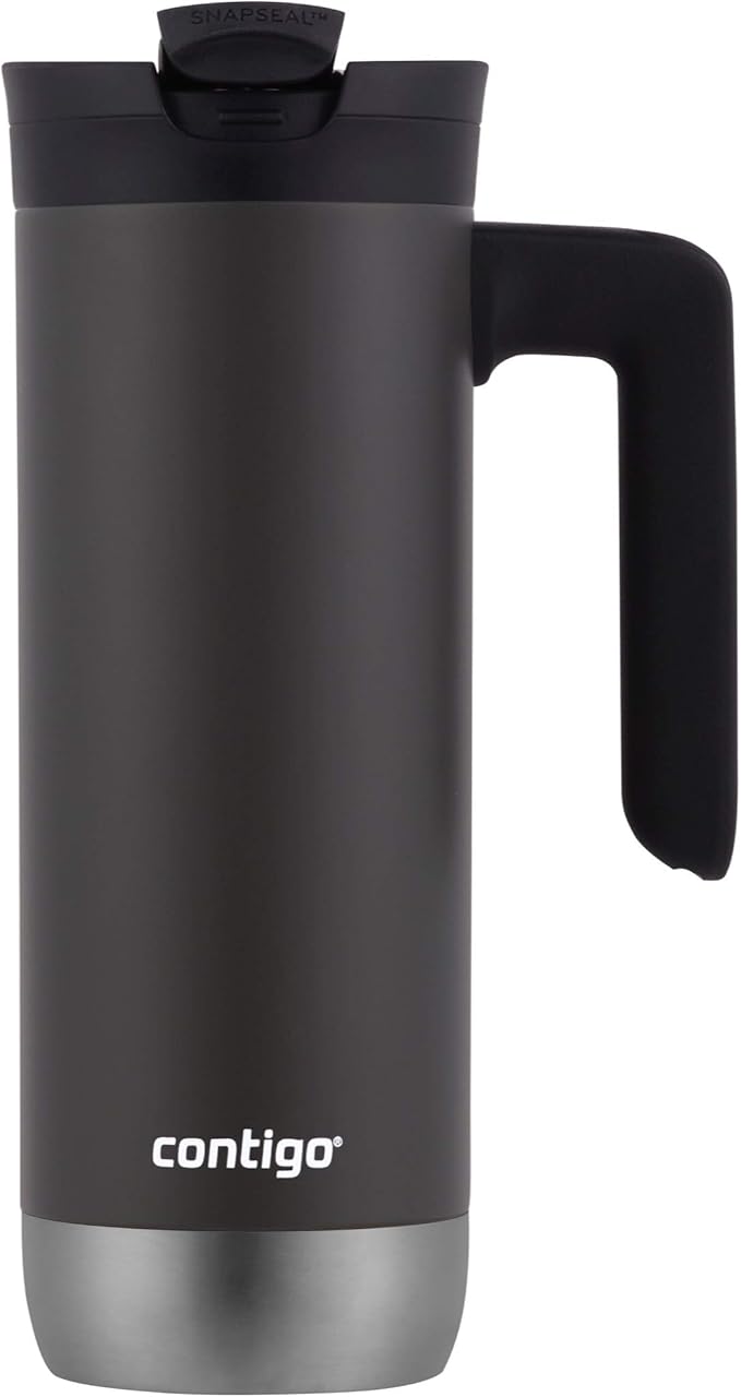 Contigo Superior 2.0 Stainless Steel Travel Mug with Handle with SNAPSEAL Lid, 20oz.