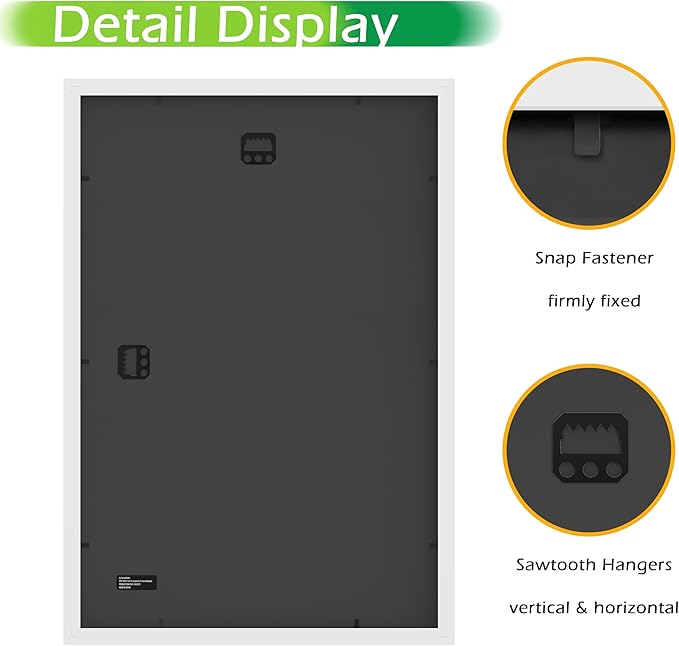 FrameWorks 2-Pack, 12x18 Matted to 11x17 Picture Frame, White – Classic Wooden Photo Frame with Tempered Glass, Modern Matte Finish for Prints, Posters, Certificates & Wall Decor – Gallery-Ready