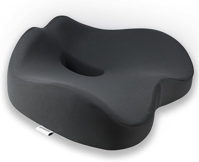 Seat Cushions - Memory Foam Seat Cushions for Office Chairs - Pressure Relief Seat Cushion for Tailbone Pain Relief - Ergonomic Support for Long Sitting Workers & Car Seat Cushions for Drivers