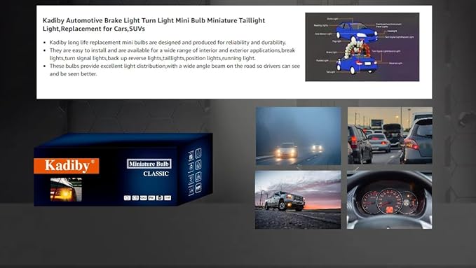 (12 Bulk Pack 1157 2057 2357 7528 Bulb,P21/5W BAY15D Brake/Tail/Stop/Parking/Turn Signal Backup Daytime Running Lights Long Life Trailer Light Bulbs Compatible with 1157ll 1016 1034 1076