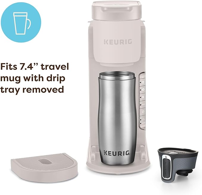 Keurig K-Express Coffee Maker, Single Serve K-Cup Pod Coffee Brewer, Warm Stone