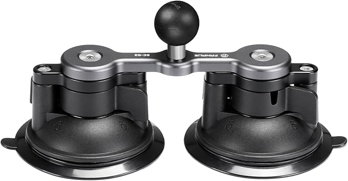 FANAUE Universal Car Phone Mount - Heavy-Duty Sticky Gel Suction Cup with 25mm Ball, 1" RAM-Compatible Windshield/Dashboard Phone Holder for Cars, Trucks & SUVs - Secure Anti-Slip Auto Accessories