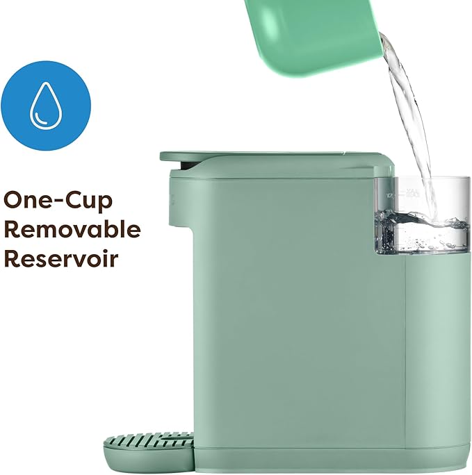 Keurig K-Mini Mate Single Serve K-Cup Pod Coffee Maker, Brews Up to 12 oz Cup, Compact Portable Coffee Machine for Small Spaces, Dorms & Offices, Glamping Green