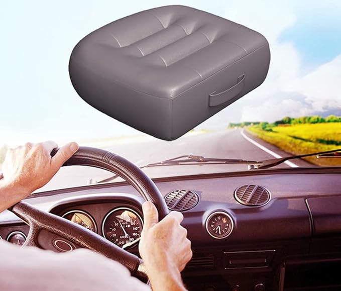 Back Cushion for Office Chair/with Carry Handle Car Seat Cushions for Short People Lower Back Pain Relief-for Car/Wheelchair/Computer and Desk Chair/Seat Cushion Pillow for Office Chair/Blue