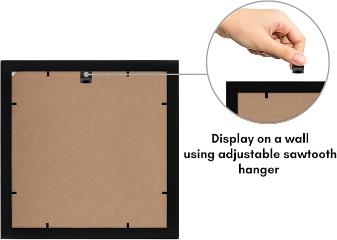 Americanflat Picture Frame, Black