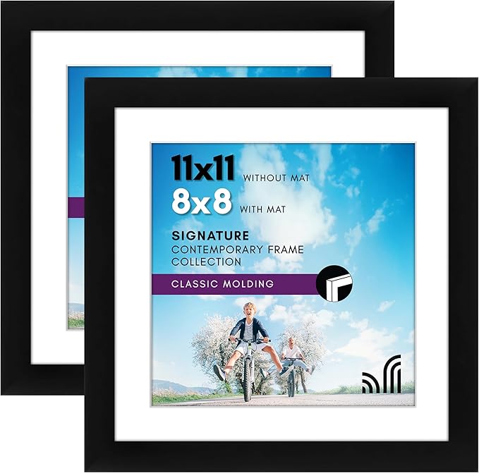 Americanflat Picture Frame, Black