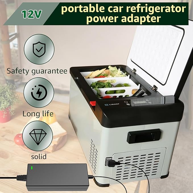 Power Cord Compatible with Alpicool, Bodega, Euhomy, BougeRV, ARB, ICECO, Setpower, JoyTutus for Most Car Refrigerators