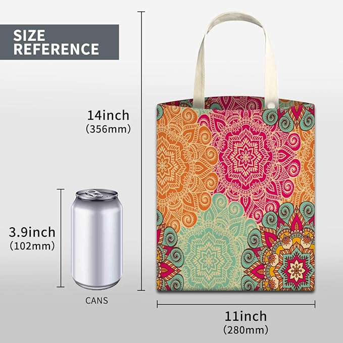 Cute Car Organizer and Storage Bag, Hanging Trash Bin for Vehicle, Travelling, Camping - Colorful Flowers Pattern