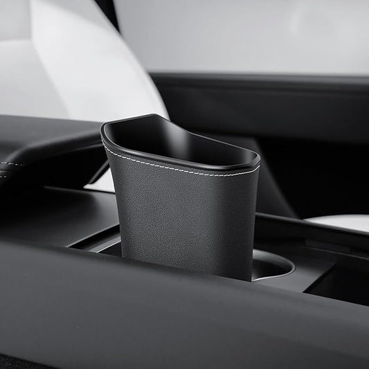 Cup Holder Car Trash Can Backseat Front Back Seat Door Center Console Armrest Passenger Glovebox Organization Storage Trash Bin Cute Black Mini Small Garbage Can Umbrella Holder (cup shape)