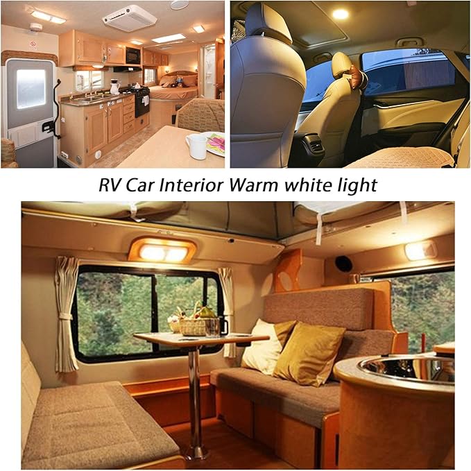 1156 Led Bulb Reverse Light, 1141 1003 7506 BA15S Bulbs, Used for Truck Car Backup Lights, Tail Parking Lights,Camper Trailer RV Interior Light, 2pcs Warm White