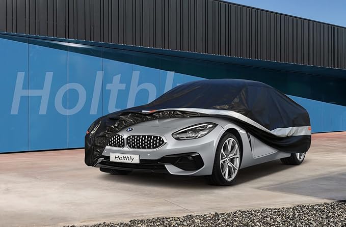 10 Layers Car Cover Waterproof All Weather for Coupe Hatchback, Outdoor Car Covers Custom Fit for Audi TT, BMW Z4, Crossfire,Toyota 86, Porsche 718 Cayman Boxster, Subaru BRZ, Ford Focus,etc