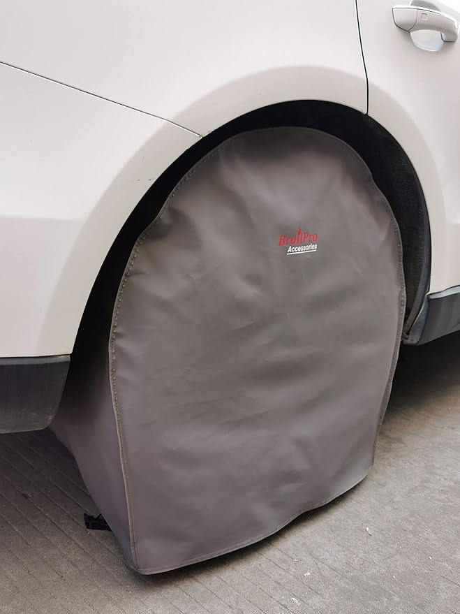 Tire Cover Set of 4PCS Waterproof Sun Protectors for RV, Camper, Trailer, Truck Fits 29"-32" Tire Diameter, Brown.
