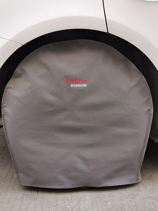 Tire Cover Set of 4PCS Waterproof Sun Protectors for RV, Camper, Trailer, Truck Fits 29"-32" Tire Diameter, Brown.