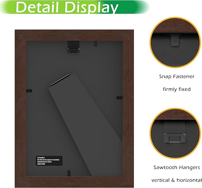 FrameWorks 2-Pack, 5x7 Matted to 4x6 Picture Frame, Mahogany – Classic Wooden Photo Frame with Tempered Glass, Modern Matte Finish for Prints, Posters, Certificates & Wall Decor – Gallery-Ready