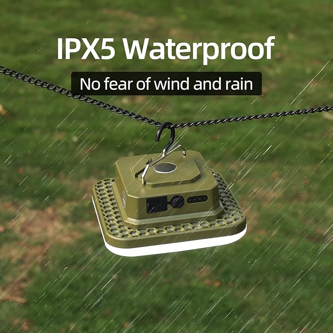 Portable Rechargeable LED Camping Lights for Hanging,Waterproof Outdoor Light,Super Bright Hanging Lanterns for Tents