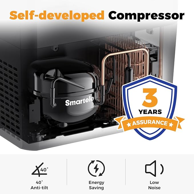 Setpower PT30 12V Refrigerator Dual Zone 32 Quart Car Refrigerator 12V Portable Fridge Electric Cooler for Vehicles SUV Van RV Truck Car Camping Road Travel