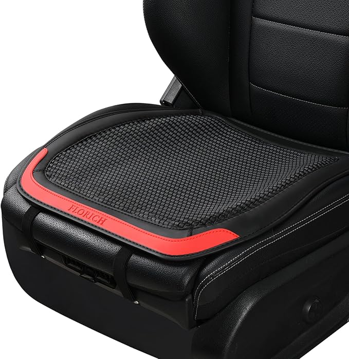 FLORICH Car Seat Cushion for Full Back and Seat Leather Winter Seat Cushion Pad for Driver or Passenger Seat
