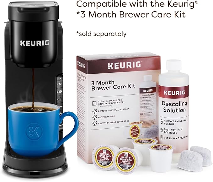 Keurig K-Express Single Serve K-Cup Pod Coffee Maker, 3 Brew Sizes, Strong Button Feature, 42oz Removable Reservoir, Black