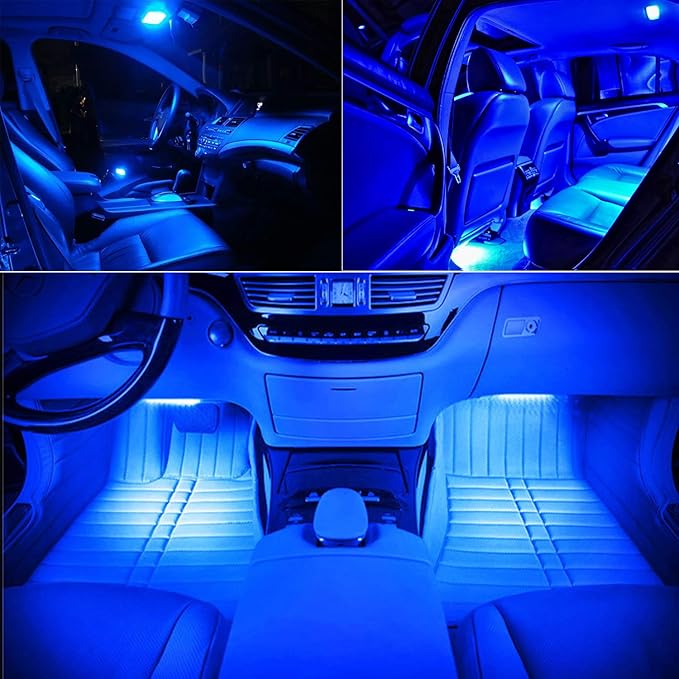 1156 Bulb Blue, 1141 1003 BA15S Led, 12V-24V 54-SMD 3014 Chips LED Bulbs for RV Camper Trailer Trunk Vehicle Interior Lights Tail Backup Reverse Lights Parking Lights 4pcs