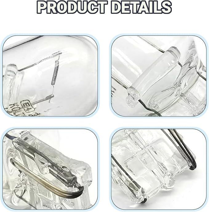 10 PCS Car T20 1881/7440 Turn Signal Bulb, Waterproof Lamp Housing Single Filament Bulb, Miniature Light Reverse, Parking, Tail Light, Plug and Play, Replacement for Cars, Trucks, SUVs (White)