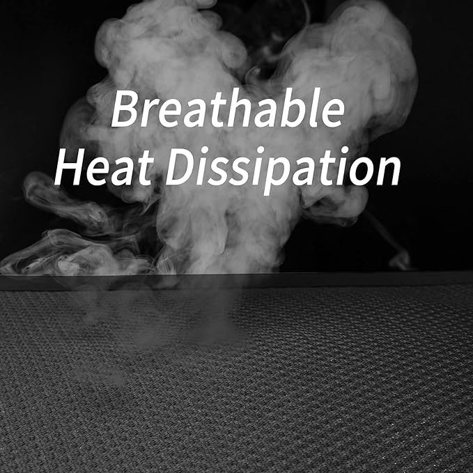 Car Seat Cushion for Driving, Summer 3D Breathable Mesh Car Seat Cooling Pad - for Truck, Office Chair,Wheelchair (Black 1 Pcs)