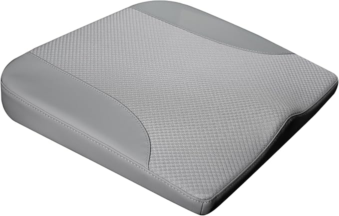 Car Seat Cushion, Car Seat Cushions for Driving with Comfort Memory Foam - Sciatica & Back Pain Relief, Suitable for Car, Truck, Office Chair (Gray)