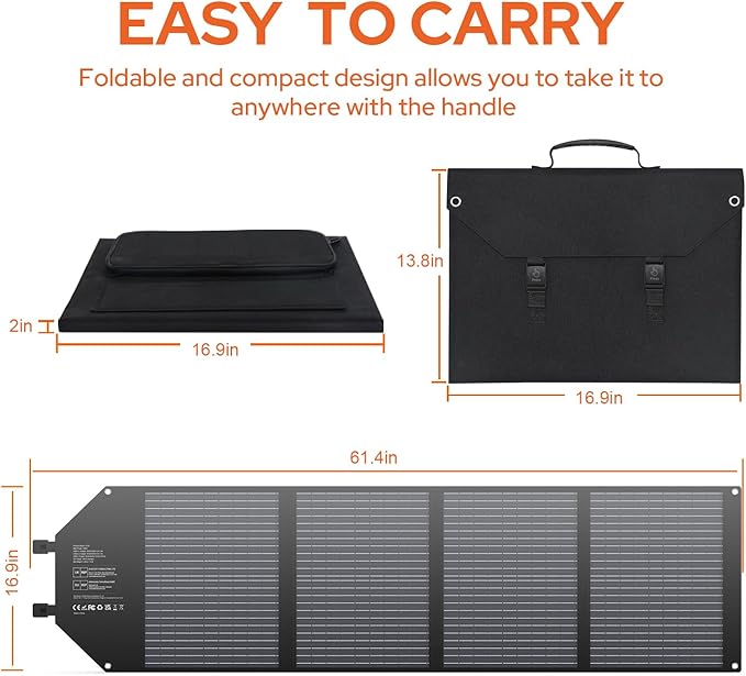 EnginStar Portable Power Station, 300W 296Wh Battery Bank with 110V Pure Sine Wave AC Outlet,100W Foldable Solar Panel Charger with 18V DC Outlet for Portable Power Stations