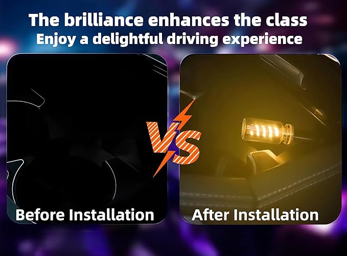 2 PCS USB Car Interior Lights, Touch Dimmable, Mini Retro Glass Bottle Design Suitable for Cars, Bedrooms, Corridors and Camping (Yellow)