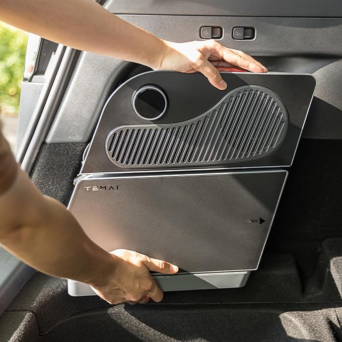 Car Refrigerator for Tesla Model Y 21-24, Model Y Junpier 2025+ 16L Capacity Trunk Car Fridge, -6°C Cooling, Portable Freezer Cooler for Camping, Outdoor Driving