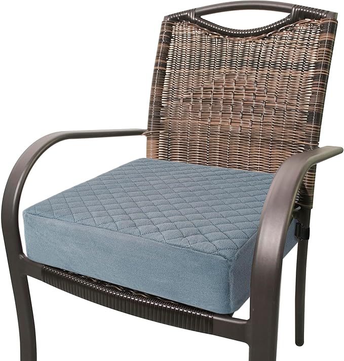 Booster Cushion for Adults - 18x18x5 Medium-Firm Seat Cushion for Home, Office, Wheelchair, Car - Washable Velvety Cover with Waterproof Layer, Removable Strap & Non-Slip Base - Gray