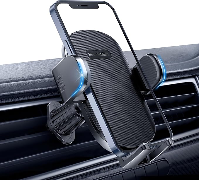 Upgraded Phone Holders for Your Car, Universal Cell Phone Mount Holder, Hands Free Automobile Mobile Phone Stand, 360° Adjustable Air Vent Cradles Car Accessories for iPhone and Smartphone
