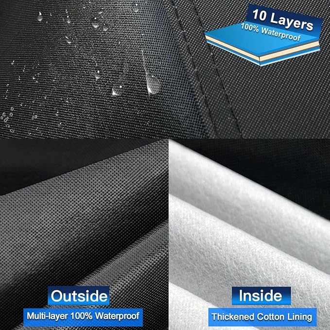 10 Layers Car Cover Waterproof All Weather for Coupe Hatchback, Outdoor Car Covers Custom Fit for Audi TT, BMW Z4, Crossfire,Toyota 86, Porsche 718 Cayman Boxster, Subaru BRZ, Ford Focus,etc